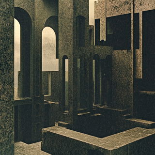 Solsticetch style, Midjourney V6.1: abstract 3D render