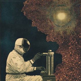 Solsticetch style, Midjourney V6.1: editorial illustration for popular scientific magazine cover