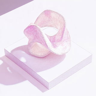 Portalflare Synchromancy style, Midjourney V6.1: abstract 3D render
