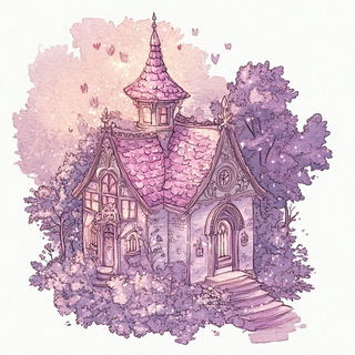 Portalflare Synchromancy style, Midjourney V6.1: retro fairy-tale illustration