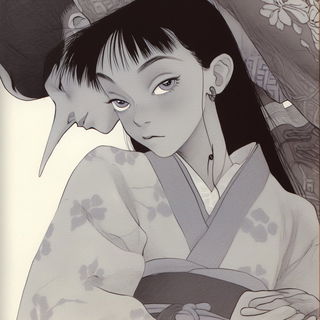 Folklorapex style, Midjourney V6.1: black-and-white manga comic strip
