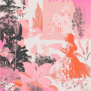 Monolithautumn style, Midjourney V6.1: retro fairy-tale illustration