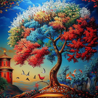 Vatblack Orbitals style, Midjourney V6.1: traditional folk art
