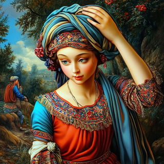 Vatblack Orbitals style, Midjourney V6.1: classical 18th-century oil painting