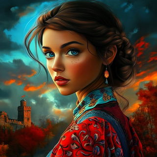 Vatblack Orbitals style, Midjourney V6.1: photographic portrait of female protagonist