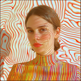 Photoclastica style, Midjourney V6.1: photographic portrait of female protagonist