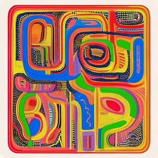 Photoclastica style, Midjourney V6.1: typographic composition with large letters