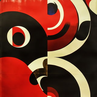 Attritionpop style, Midjourney V6.1: creative pattern composition