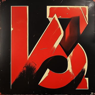 Attritionpop style, Midjourney V6.1: typographic composition with large letters