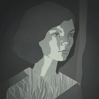 Borderpaint Exile style, Midjourney V6.1: photographic portrait of female protagonist