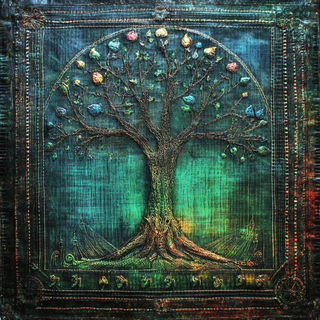 Kinetofluidics style, Midjourney V6.1: traditional folk art