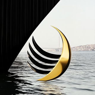 Sternum Serpent style, Midjourney V6.1: bold minimalist logo design for Istanbul city municipal services