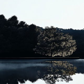 Sternum Serpent style, Midjourney V6.1: realistic landscape photograph of quiet dawn