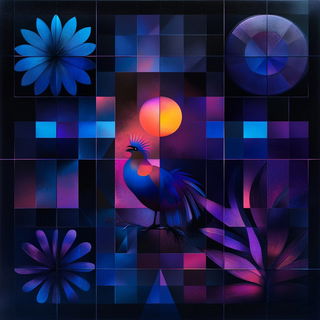 Optisketch style, Midjourney V6.1: traditional folk art