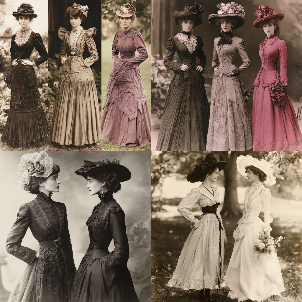 1910s fashion style, Midjourney V6.1, render 1 of 4