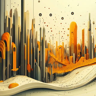 Mimicry Boulevard style, Midjourney V6.1: megacity with futuristic bioarchitecture