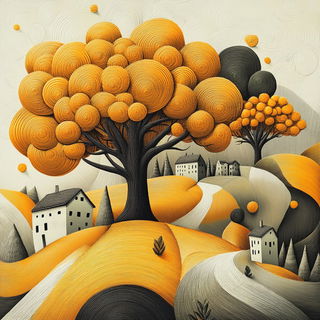 Mimicry Boulevard style, Midjourney V6.1: traditional folk art