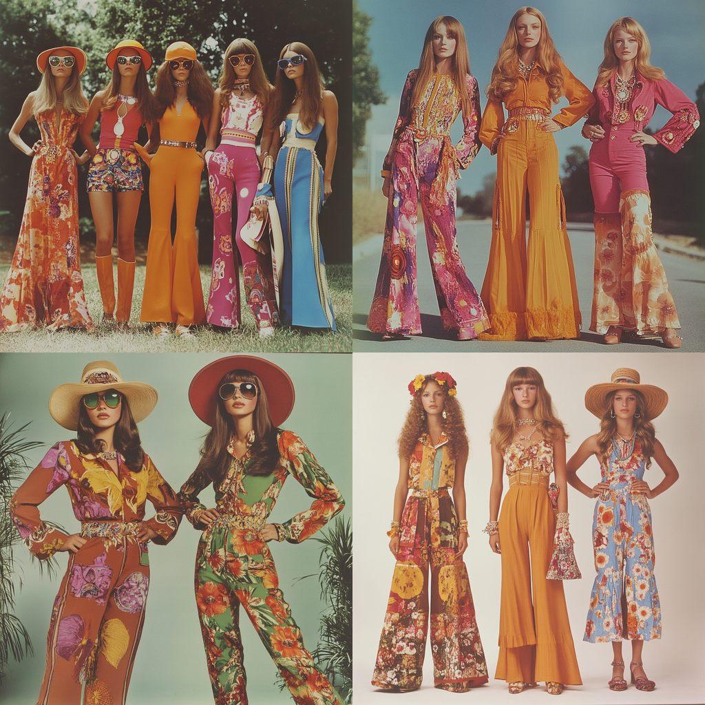 1970s fashion style, Midjourney V6.1, render 1 of 4