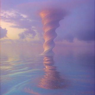 Ripplestone style, Midjourney V6.1: abstract 3D render