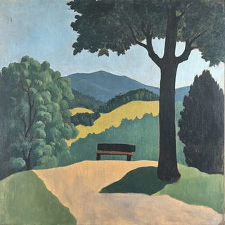 Puppetmaster Suburbia style, Midjourney V6.1: classical 18th-century oil painting