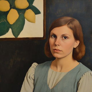 Puppetmaster Suburbia style, Midjourney V6.1: photographic portrait of female protagonist