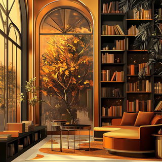 Koi Cloister style, Midjourney V6.1: Midlibrary