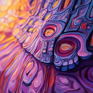 Xyloglyph style, Midjourney V6.1: abstract 3D render