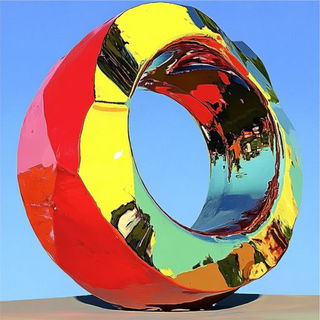 Thundercut style, Midjourney V6.1: abstract 3D render