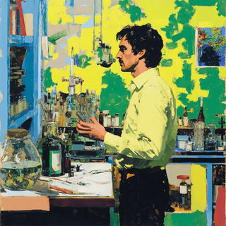 Thundercut style, Midjourney V6.1: editorial illustration for popular scientific magazine cover