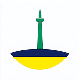 Thundercut style, Midjourney V6.1: bold minimalist logo design for Istanbul city municipal services