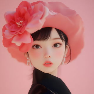 Lavachromia style, Midjourney V6.1: haute-couture fashion outfit