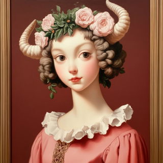 Lavachromia style, Midjourney V6.1: classical 18th-century oil painting