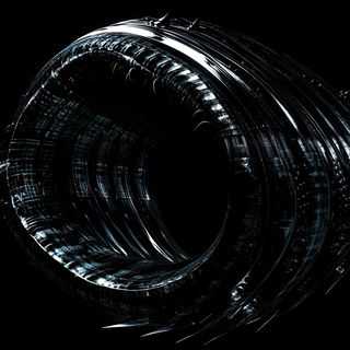 Striature style, Midjourney V6.1: abstract 3D render