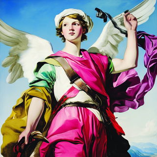 Engraviturgia style, Midjourney V6.1: classical 18th-century oil painting