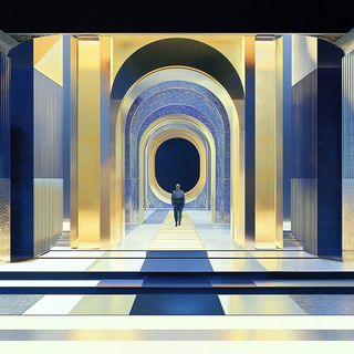 Mistsaucer Modernism style, Midjourney V6.1: cinematic shot from sci-fi movie