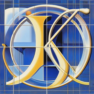Mistsaucer Modernism style, Midjourney V6.1: typographic composition with large letters