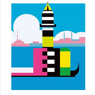 Masonryth style, Midjourney V6.1: bold minimalist logo design for Istanbul city municipal services