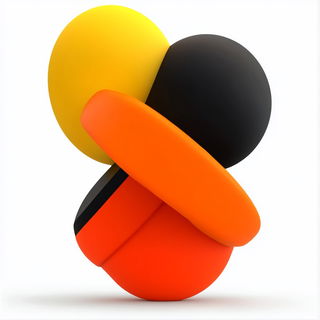 Terracette style, Midjourney V6.1: abstract 3D render