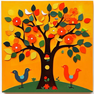 Terracette style, Midjourney V6.1: traditional folk art