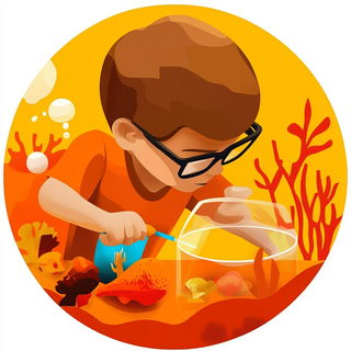 Terracette style, Midjourney V6.1: editorial illustration for popular scientific magazine cover