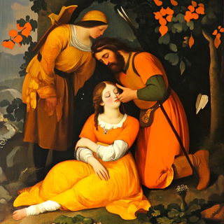 Terracette style, Midjourney V6.1: classical 18th-century oil painting