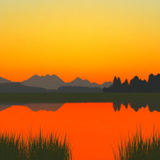 Terracette style, Midjourney V6.1: realistic landscape photograph of quiet dawn