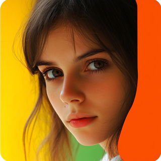 Terracette style, Midjourney V6.1: photographic portrait of female protagonist