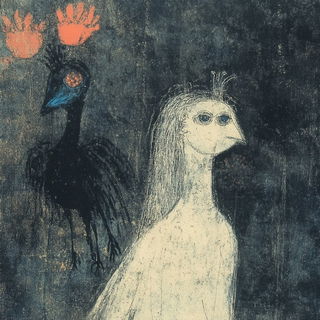 Bluebell Meridian style, Midjourney V6.1: traditional folk art
