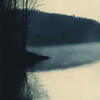 Bluebell Meridian style, Midjourney V6.1: realistic landscape photograph of quiet dawn