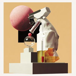 Scalacanto style, Midjourney V6.1: editorial illustration for popular scientific magazine cover