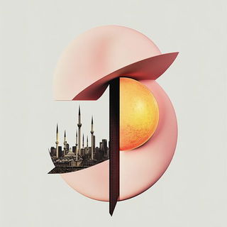 Scalacanto style, Midjourney V6.1: bold minimalist logo design for Istanbul city municipal services
