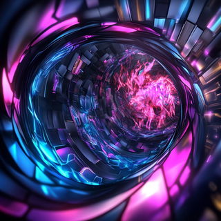 Emulsion Trekism style, Midjourney V6.1: abstract 3D render