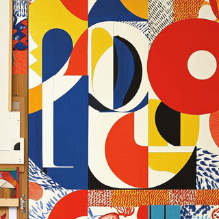 Cloisonne Coast style, Midjourney V6.1: typographic composition with large letters