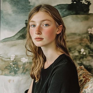 Arch and Thread style, Midjourney V6.1: photographic portrait of female protagonist